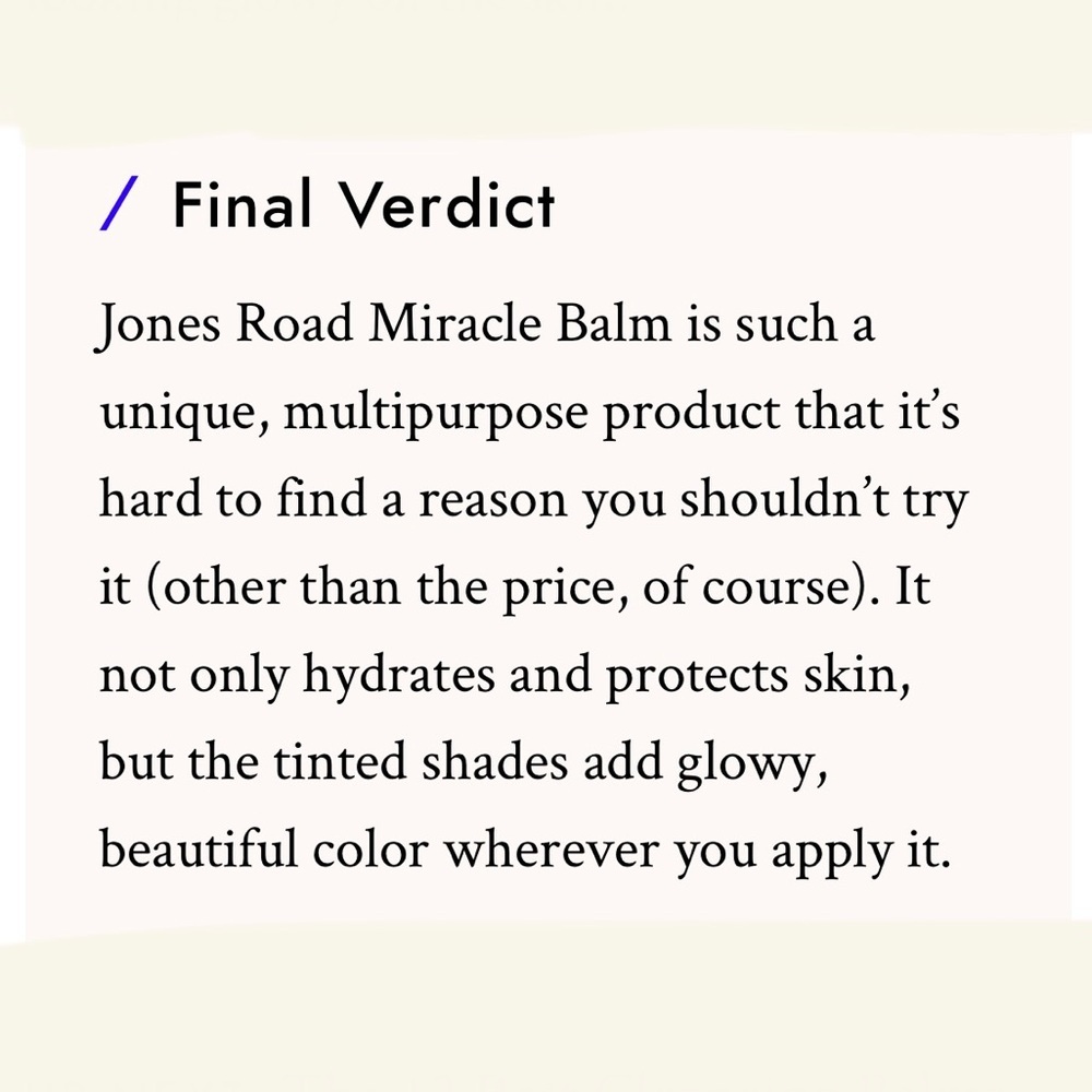 Any colors. JONES ROAD Miracle Balm 8g | 4 Color Palette - Picture 11 of 15